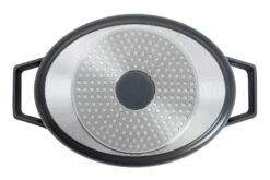 Habitat 4.2LT Cast Aluminium Casserole Dish - Black -Kitchen Supplies Store 9588994 R Z004A