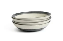 Habitat Stripe 4 Piece Stoneware Pasta Bowl - Blue -Kitchen Supplies Store 9605554 R Z002A