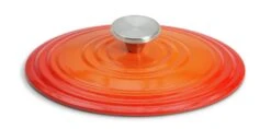 Habitat 2.4Litre Oval Cast Iron Casserole Dish - Orange -Kitchen Supplies Store 9606766 R Z003A