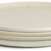Habitat Evora 4 Piece Stoneware Side Plates - Natural -Kitchen Supplies Store 9607370 R Z001A