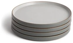 Habitat Speckle Set Of 4 Side Plate - Grey