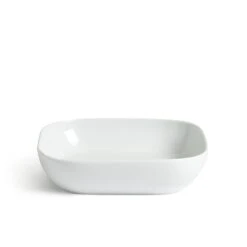 Habitat Riko Square 4 Piece Pasta Bowls - White -Kitchen Supplies Store 9615678 R Z002A