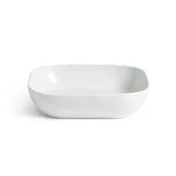 Habitat Riko Square 4 Piece Pasta Bowls - White -Kitchen Supplies Store 9615678 R Z004A
