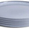 Habitat Evora 4 Piece Stoneware Side Plates - Blue -Kitchen Supplies Store 9631102 R Z001A
